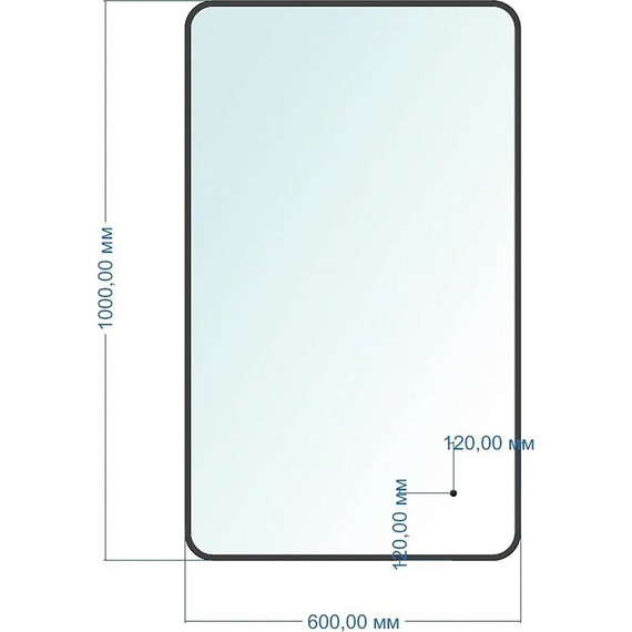 Зеркало Azario Incanto 60 см LED-00002538 (УЦЕНКА ВИТРИННЫЙ ОБРАЗЕЦ) - фото 4