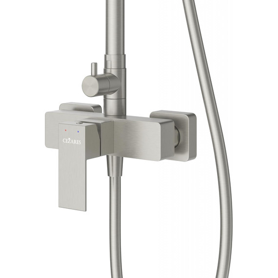 Душевая стойка Cezares SLIDER-CD-IN, сатин, Цвет производителя: сатин - фото 3