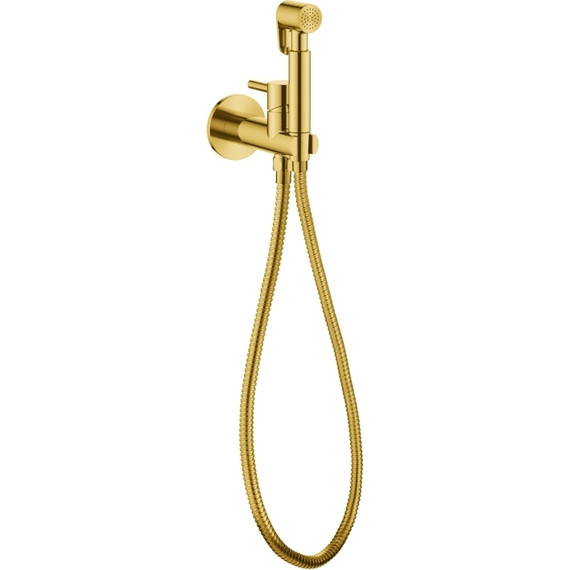 Набор для гигиенического душа Cezares ECO-DIF-BORO (со скрытой частью) брашированное золото - фото 