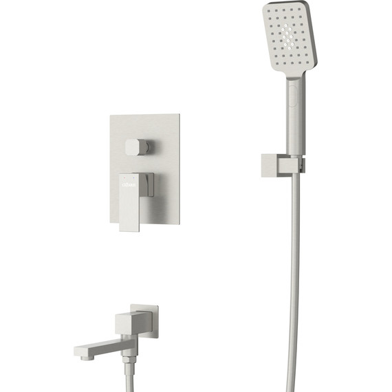 Душевая система для ванны Cezares SLIDER-VDSET-IN, сатин, Цвет производителя: сатин - фото 3