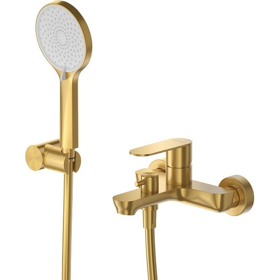 Смеситель для ванны Cezares STYLUS-VD-BORO, брашированное золото, Цвет производителя: брашированное золото - фото 
