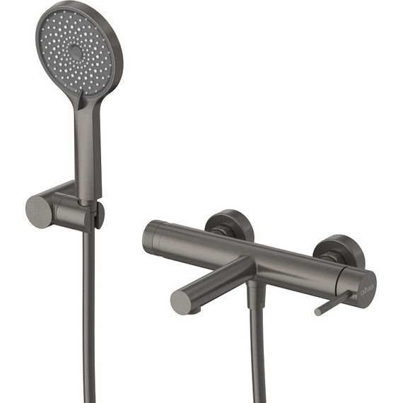 Смеситель для ванны Cezares RELAX-VD-GM, оружейная сталь, Цвет производителя: оружейная сталь - фото 