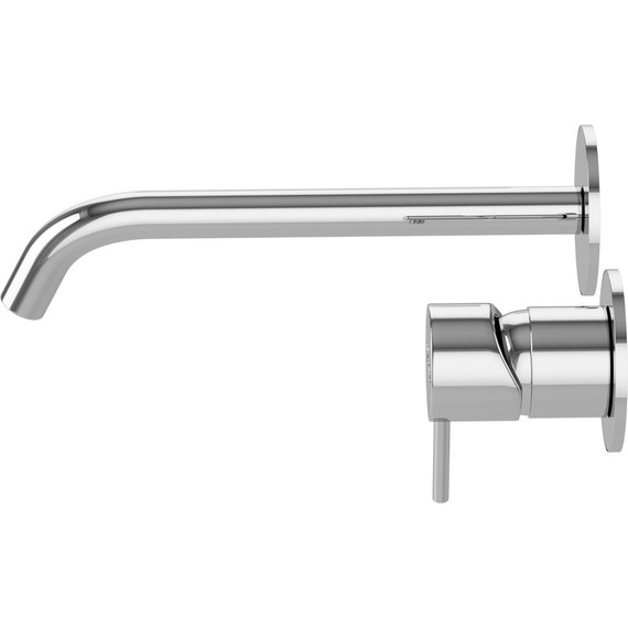 Смеситель для раковины настенный Cezares LEAF-BLI2-20-L-01-W0 (со скрытой частью) - фото 5