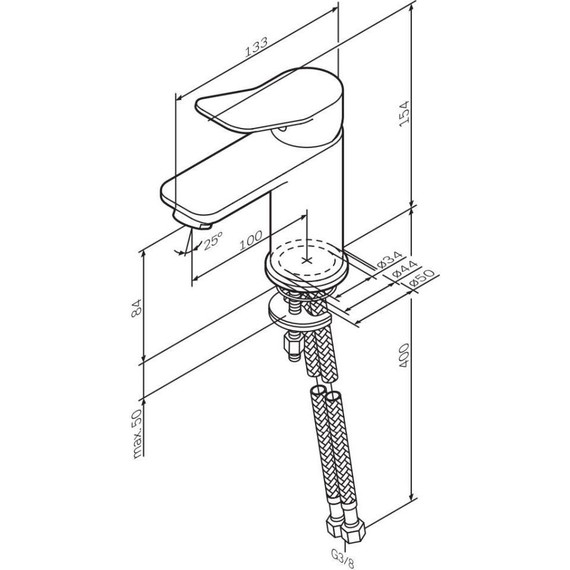 Смеситель для раковины AM.PM X.Joy F85A02199, золото, Цвет производителя: золото - фото 11