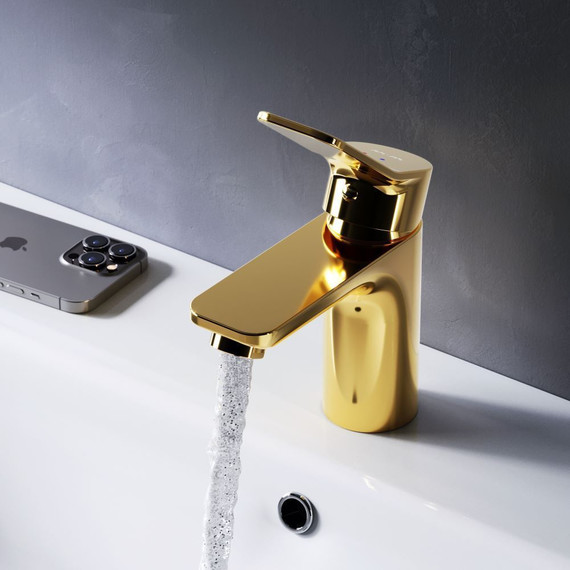 Смеситель для раковины AM.PM X.Joy F85A02199, золото, Цвет производителя: золото - фото 3