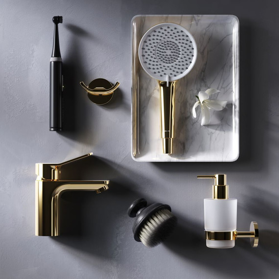 Смеситель для раковины AM.PM X.Joy F85A02199, золото, Цвет производителя: золото - фото 4