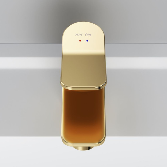 Смеситель для раковины AM.PM X.Joy F85A02199, золото, Цвет производителя: золото - фото 8