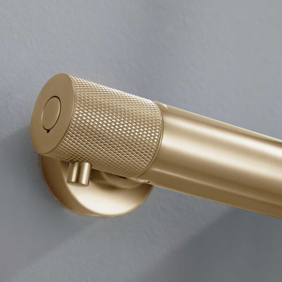 Душевая система с термостатом Vincea Desire VSFS-1D0TBG, брашированное золото - фото 5