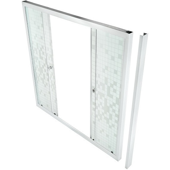 Шторка для ванны Triton Мозайка 150, белый/узор - фото 2