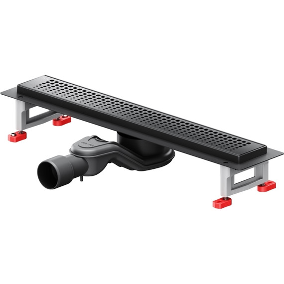 Душевой трап (лоток) 50 AM.PM MasterFlow W01SC-P11-050-01BM комбинированный затвор с черной матовой решеткой - фото 2