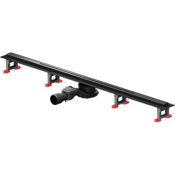 Душевой трап (лоток) 100 AM.PM MasterFlow Slim W01SC-S11-100-05BM комбинированный затвор с черной матовой решеткой - фото 2