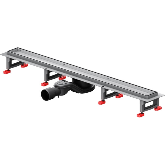 Душевой трап (лоток) 80 AM.PM MasterFlow W01SC-U11-080-04SB комбинированный затвор со стальной матовой решеткой под плитку - фото 2