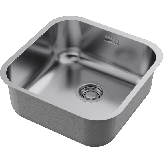 Кухонная мойка Omoikiri Omi 44-U/I-IN 4993189 0,8 мм, нержавеющая сталь, Цвет производителя: нержавеющая сталь - фото 