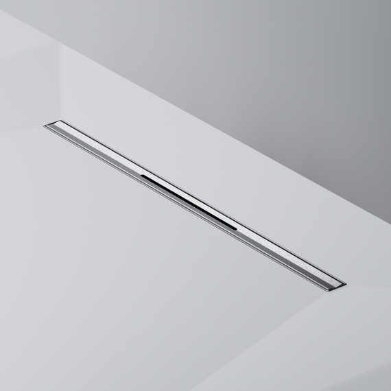 Душевой трап (лоток) 60 AM.PM MasterFlow Slim W01SC-S11-060-05SB комбинированный затвор со стальной матовой решеткой - фото 6