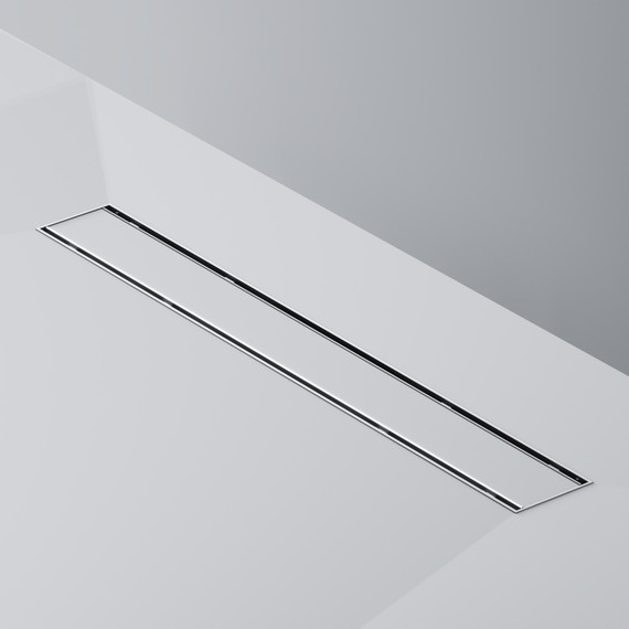 Душевой трап (лоток) 60 AM.PM PrimeFlow W02SC-U11-060-04SB комбинированный затвор со стальной матовой решеткой под плитку, Цвет производителя: хром, Размер трапа: 600 - фото 6