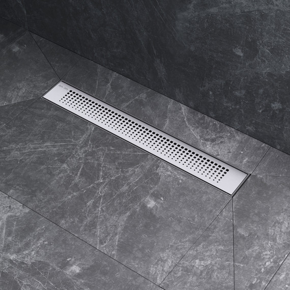 Душевой трап (лоток) 50 AM.PM PrimeFlow W02SC-P11-050-01SB комбинированный затвор со стальной матовой решеткой - фото 5