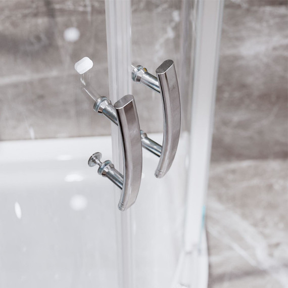 Душевое ограждение Mirsant Neo-100 100x100 см, хром/прозрачное - фото 4