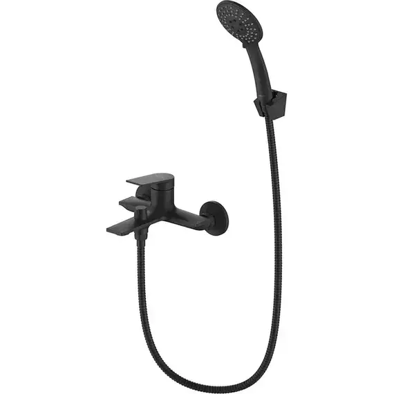 Смеситель для ванны Milardo Azure AZUBL00M02, чёрный матовый - фото 