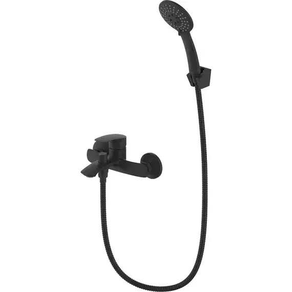 Смеситель для ванны Milardo Rora RORBL00M02, чёрный матовый - фото 