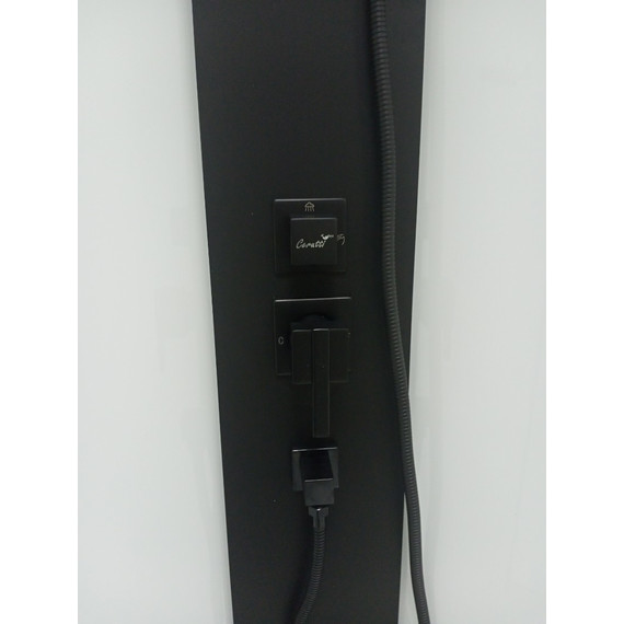 Душевая кабина CeruttiSpa 90х90 см BELLA90B, чёрный/прозрачное - фото 8