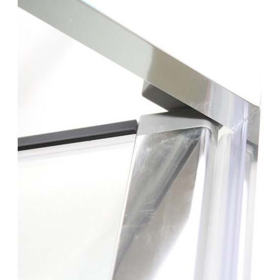 Душевая дверь CeruttiSpa 90 см BELLA D91T, хром/прозрачное - фото 3