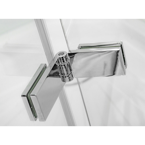 Душевая дверь CeruttiSpa 90 см BELLA D91T, хром/прозрачное - фото 5