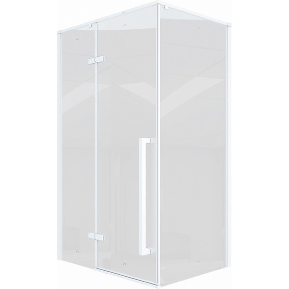 Душевое ограждение CeruttiSpa 120х90 см C1AW (стекло 8 мм), белый/прозрачное - фото 6