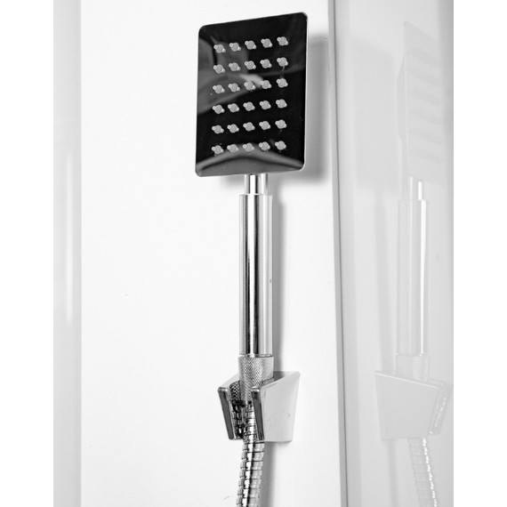 Душевая кабина CeruttiSpa 90х90 см Chika 901T, хром/прозрачное - фото 16