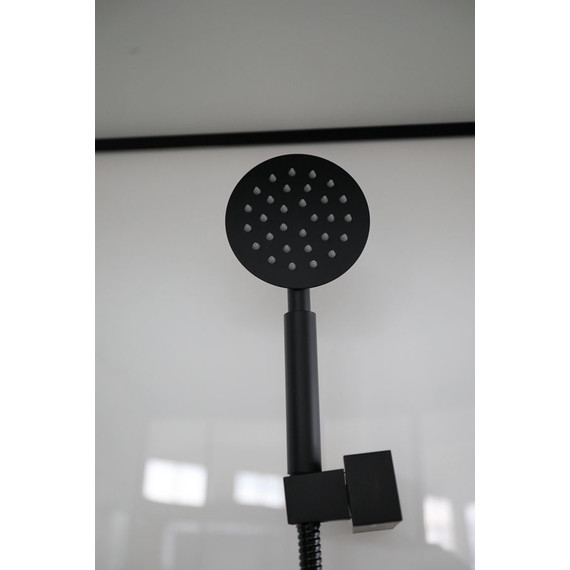 Душевая кабина CeruttiSpa 90х90 см VIVA91B, чёрный/прозрачное (безсиликоновая сборка) - фото 3