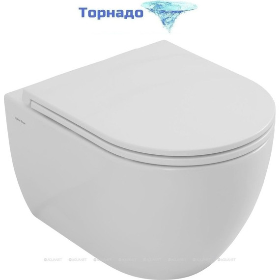 Унитаз подвесной безободковый Allen Brau Priority 4.31009.20 (система смыва Торнадо) - фото 