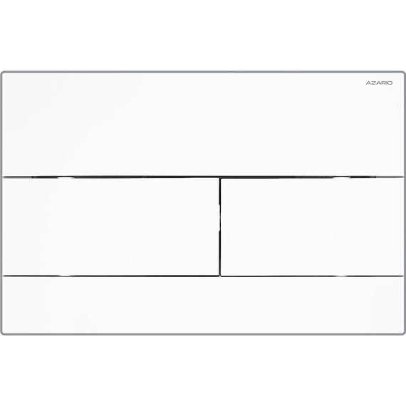 Кнопка смыва Azario AZ-013.0, белый глянцевый - фото 