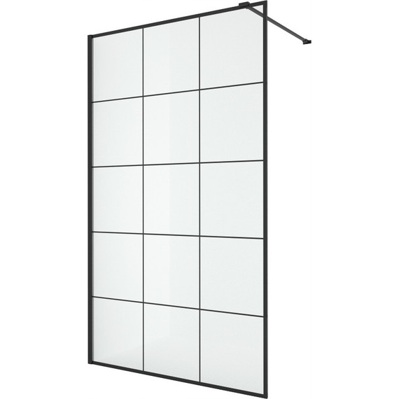 Душевая перегородка CeruttiSpa MUZA T80 80х195 см, чёрный/прозрачное - фото 5