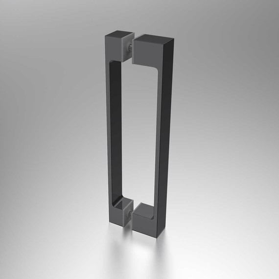 Душевая дверь Vincea Alpha 90 см VDP-3AL900CLGM, вороненая сталь/прозрачное - фото 5