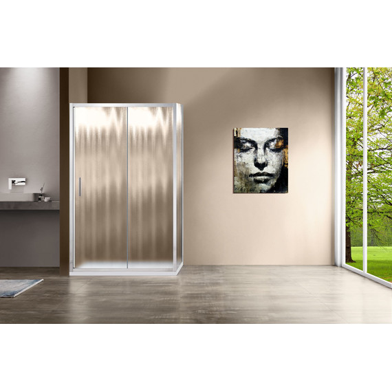 Душевое ограждение Vincea Garda 160x100 см VSR-1G1016CH, хром/матовое - фото 2