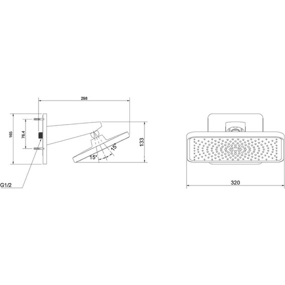 Душевая система для душа с термостатом Vincea Inspire VSFW-3I21MT4GM, вороненая сталь - фото 12