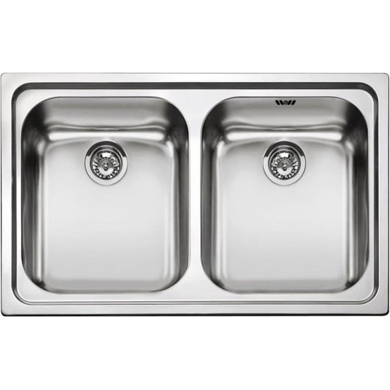 Кухонная мойка Smeg SP792-2 79, 0,7 мм нержавеющая сталь - фото 