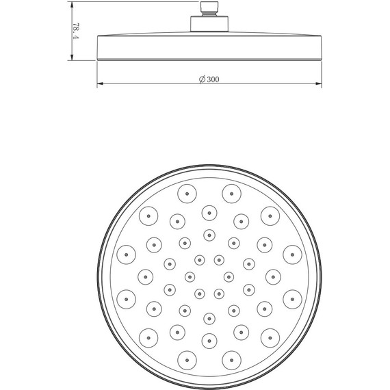 Душевая система для душа с термостатом Vincea VSFW-433TI2GM, вороненая сталь - фото 13