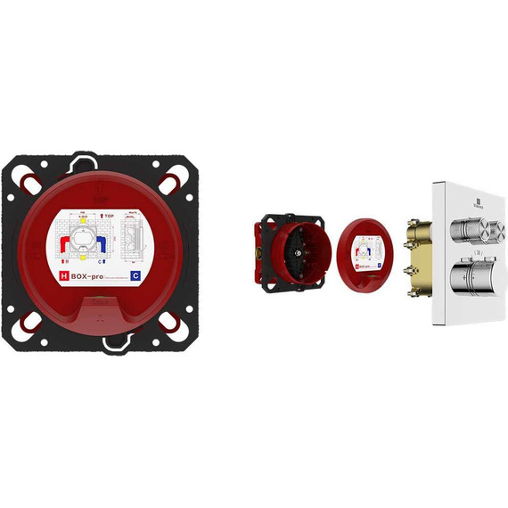 Смеситель для душа с термостатом Vincea VSCV-321T-MCH (со скрытой частью) - фото 4