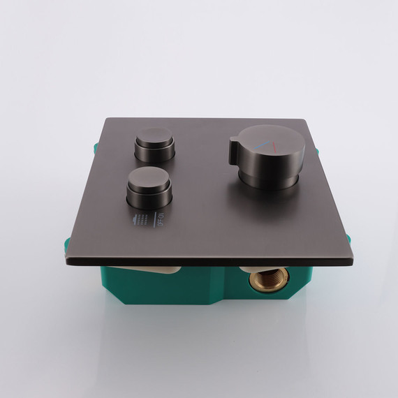 Смеситель для душа Vincea VSCV-421GM (со скрытой частью) вороненная сталь - фото 4