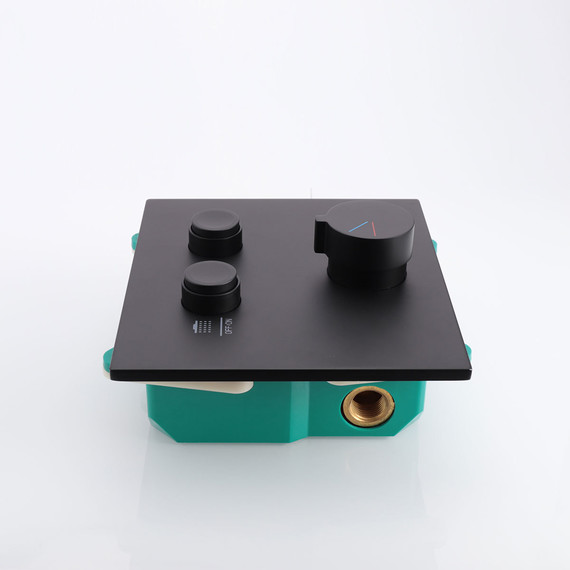 Смеситель для душа Vincea VSCV-421MB (со скрытой частью) матовый черный - фото 3