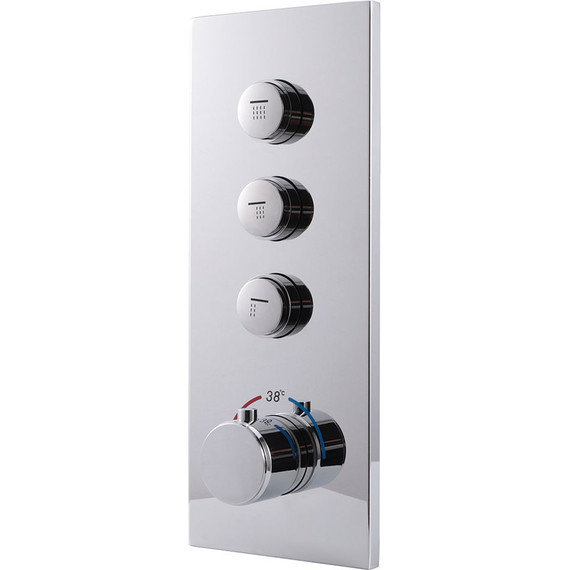 Смеситель для душа с термостатом Vincea VSCV-433TCH (со скрытой частью) - фото 