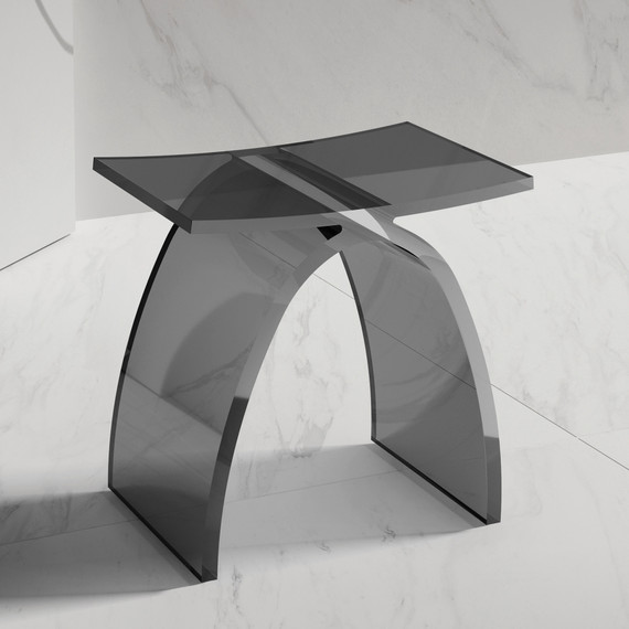 Стул для душевых кабин Abber Kristall AT1739Onyx, чёрный - фото 