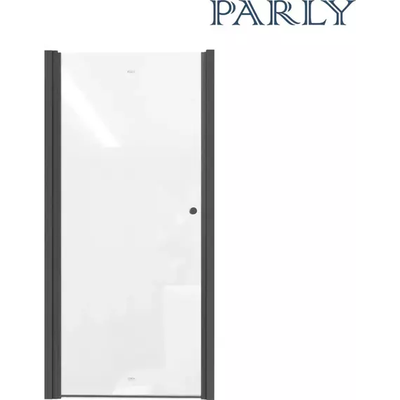 Душевая дверь Parly 70 см DE70B, чёрный/прозрачное - фото 3