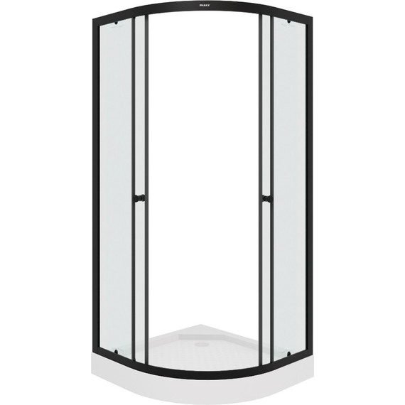Душевое ограждение Parly 90х90 см ZE911B, хром/прозрачное - фото 5