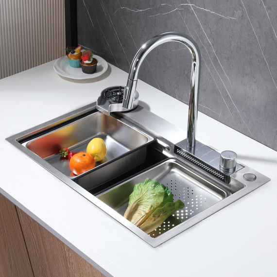 Кухонная мойка Abber Wasser Kreis AF2194SP, сатин, Цвет производителя: сатин - фото 2