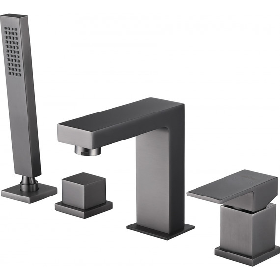 Смеситель для ванны Abber Daheim AF8213NG, никель, Цвет производителя: никель - фото 