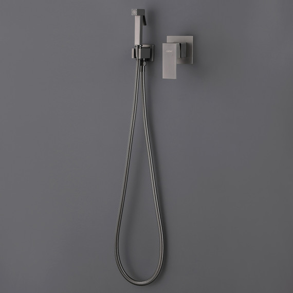 Набор для гигиенического душа Abber Daheim AF8225NG, никель - фото 3