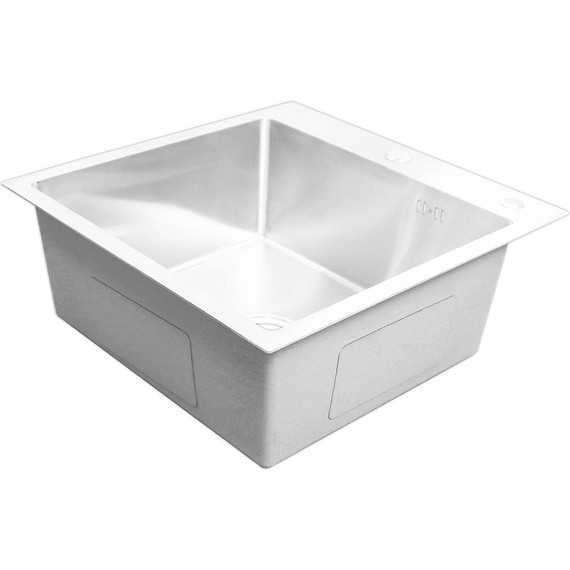 Кухонная мойка Azario Mia 0.8 мм AZS5050M, Цвет производителя: нержавеющая сталь - фото 3