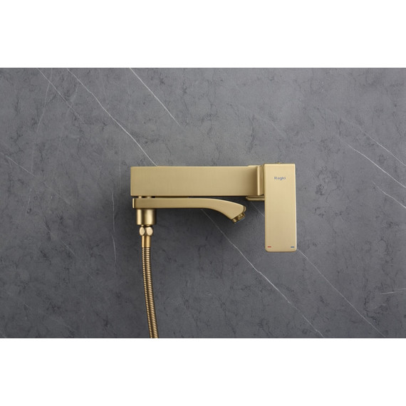 Смеситель для ванны Raglo R01.30.03, сатин золотой - фото 5