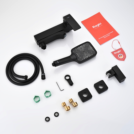 Смеситель для ванны Raglo R01.30.06, чёрный - фото 10